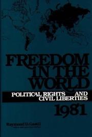 Cover of: Freedom in the World by Raymond D. Gastil, Raymond D. Gastil