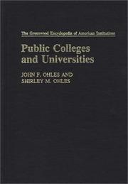 Cover of: Public colleges and universities