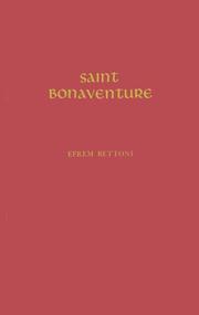 Cover of: Saint Bonaventure