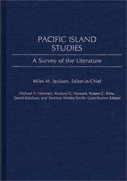 Cover of: Pacific Island studies | 