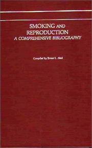 Cover of: Smoking and reproduction: a comprehensive bibliography