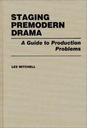 Cover of: Staging Premodern Drama by Lee Mitchell