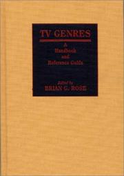 Cover of: TV Genres: A Handbook and Reference Guide