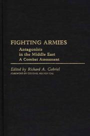 Cover of: Antagonists in the Middle East by edited  by Richard A. Gabriel ; foreword by Reuven Gal.