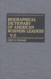Cover of: American Business Lead V4 by John N. Ingham, Ingham