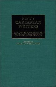 Cover of: Fifty Caribbean Writers: A Bio-Bibliographical Critical Sourcebook
