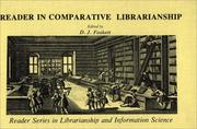 Cover of: Reader in Comparative Librarianship