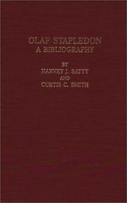 Cover of: Olaf Stapledon | Harvey J. Satty