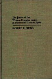 Cover of: The justice of the Western consular courts in nineteenth-century Japan