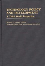 Cover of: Technology Policy and Development: A Third World Perspective (International Development Resource Books)
