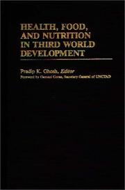 Cover of: Health, Food, and Nutrition in Third World Development: (International Development Resource Books)