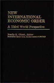 Cover of: New International Economic Order: A Third World Perspective (International Development Resource Books)