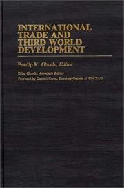 Cover of: International Trade and Third World Development: (International Development Resource Books)