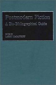 Cover of: Postmodern fiction by edited by Larry McCaffery.
