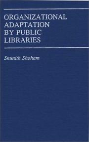 Cover of: Organizational adaptation by public libraries