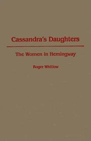 Cover of: Cassandra's daughters by Roger Whitlow