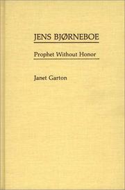 Cover of: Jens Bjørneboe: prophet without honor