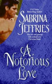 Cover of: A Notorious Love (From The Swanlea Spinsters) Book 2