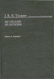 J.R.R. Tolkien by Judith Anne Johnson