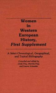 Cover of: Women in western European history. by Linda Frey