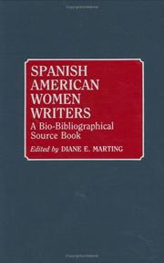 Cover of: Spanish American women writers by edited by Diane E. Marting.