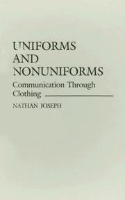 Cover of: Uniforms and nonuniforms by Nathan Joseph
