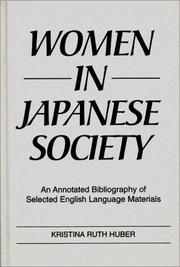 Cover of: Women in Japanese society by Kristina R. Huber