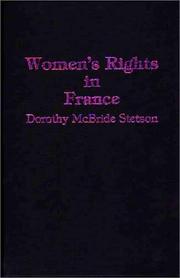 Cover of: Women's rights in France