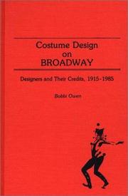 Costume design on Broadway by Bobbi Owen