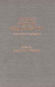 Cover of: China's Military Modernization: International Implications (Contributions in Military Studies)