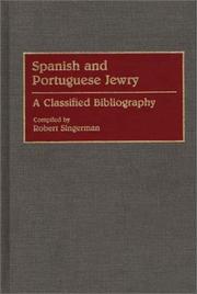 Cover of: Spanish and Portuguese Jewry: a classified bibliography