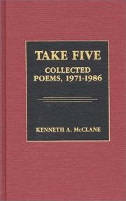 Cover of: Take Five: Collected Poems, 1971-1986 (Contributions in Afro-American and African Studies)