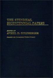 Cover of: The Stendhal bicentennial papers