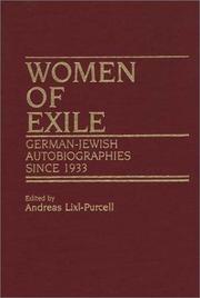 Cover of: Women of Exile: German-Jewish Autobiographies Since 1933 (Contributions in Women's Studies)