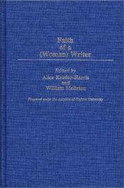 Cover of: Faith of a (woman) writer