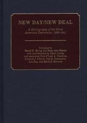 Cover of: New day/New Deal: a bibliography of the Great American Depression, 1929-1941