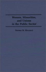Cover of: Women, minorities, and unions in the public sector