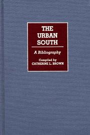 Cover of: urban South | Catherine L. Brown