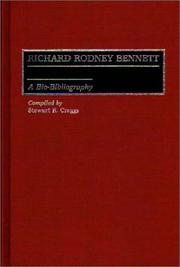 Richard Rodney Bennett by Stewart R. Craggs