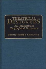 Cover of: Theatrical Designers: An International Biographical Dictionary