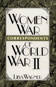 Cover of: Women war correspondents of World War II