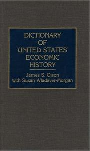 Cover of: Dictionary of United States economic history