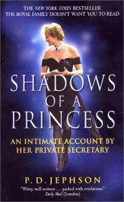 Cover of: Shadows of a Princess by P. D. Jephson