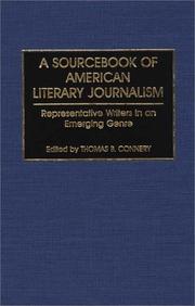 Cover of: A Sourcebook of American Literary Journalism: Representative Writers in an Emerging Genre