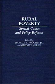 Cover of: Rural Poverty by 