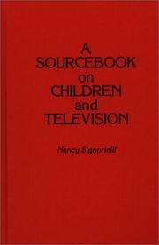 Cover of: A sourcebook on children and television