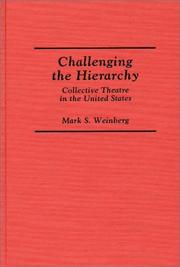 Cover of: Challenging the hierarchy by Weinberg, Mark S., Weinberg, Mark S.