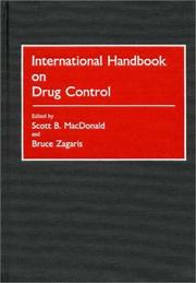 Cover of: International handbook on drug control