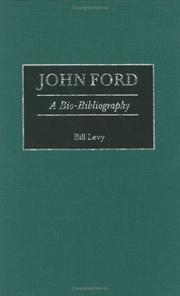 Cover of: John Ford: a bio-bibliography