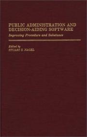 Cover of: Public Administration and Decision-Aiding Software: Improving Procedure and Substance (New Directions in Information Management)
